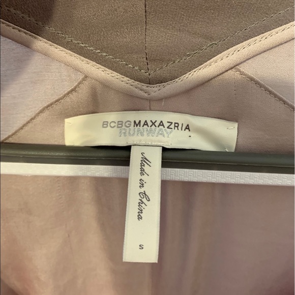 BCBG MaxAzria RUNWAY Gray & Pink Shift Dress Sz S - Picture 12 of 13